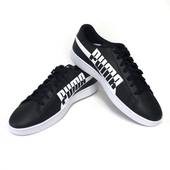 NWOB PUMA Black and White Smash v2 Max Sneakers Black and White Men’s Size 11.5 - Picture 7 of 13